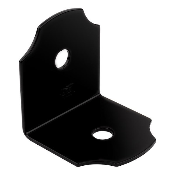 National Hardware National Hardware Hartley 3 in. H X 3 in. W X 3-1/4 in. D Black Steel Flat Corner Brace N800-001 - main
